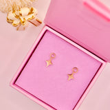 18k Gold Star Charms