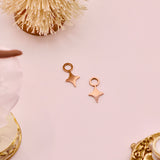 18k Gold Star Charms