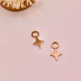 18k Gold Star Charms