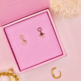 18k Gold Star Charms