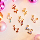 18k Gold Star Charms