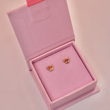 18k Gold Butterly Stud Earrings