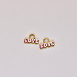 18k Gold Love Charms