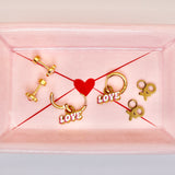 18k Gold Love Charms