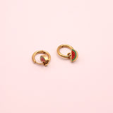 Watermelon 18k Gold Charms