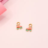 18k Gold Roller Skate Charms