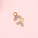 18K Gold Rainbow Charms